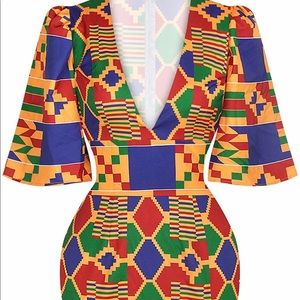African Dress mix colors